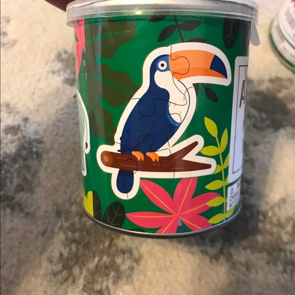 Awesome Jungle Animal Mini Puzzles Set Of 6 Party Favors - Picture 2 of 4